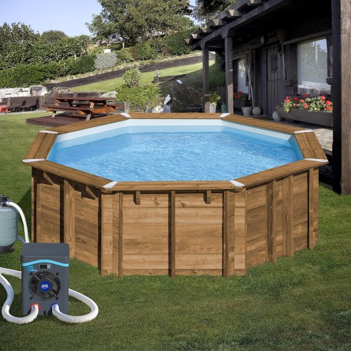 Pompa di calore mini per piscina fuori terra fino a 20 m³ Gre HPM20
