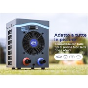 Pompa di calore mini Gre HPM40 per piscina fuori terra fino a 40 m³