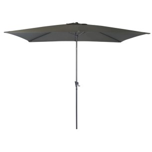 Ombrellone da giardino palo centrale in alluminio TILT 2x3m grigio