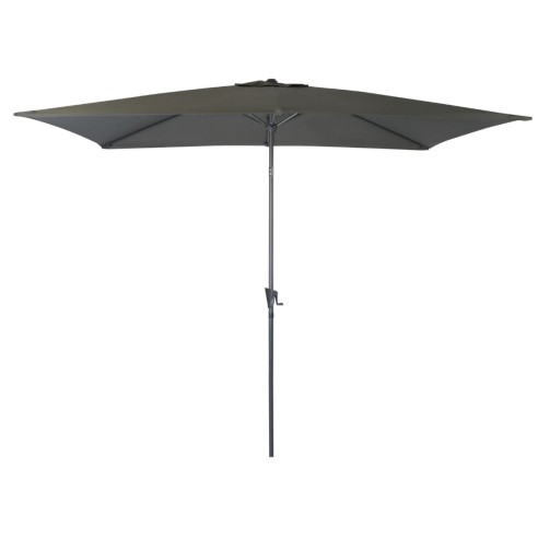 Ombrellone da giardino palo centrale in alluminio TILT 2x3m grigio