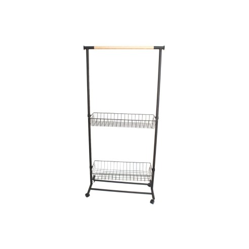 Stender appendiabiti con 2 ripiani H165cm