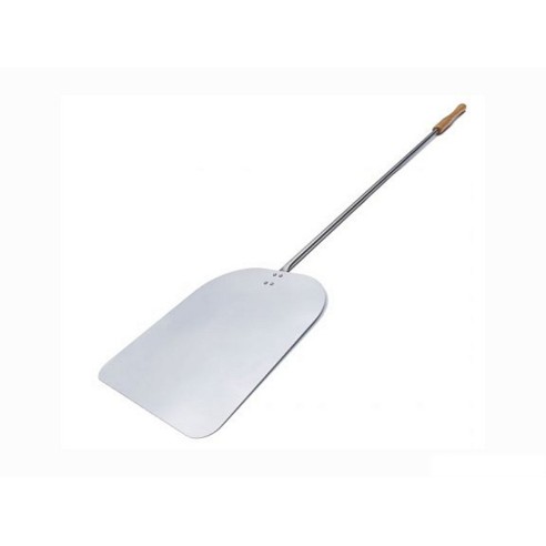 Pala pizza inox quadra 28x33cm con manico