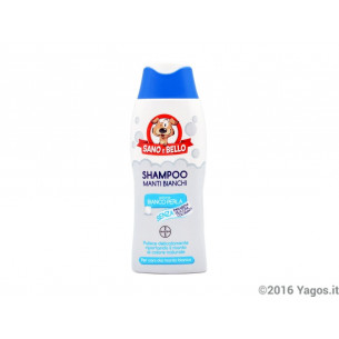 Shampoo-per-cani-Sano-e-Bello-manti-bianchi-250ml-
