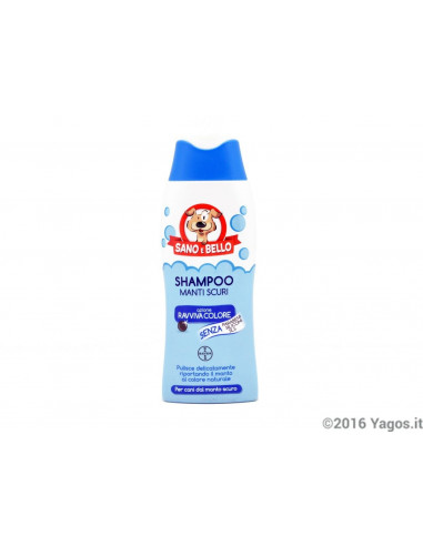 Shampoo-per-cani-Sano-e-Bello-manti-scuri-250ml