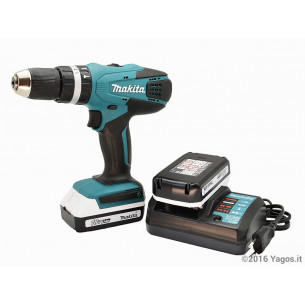 Trapano-avvitatore-a-percussione-Makita-18V-13-Ah-HP457DWEX4 2