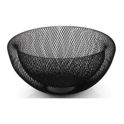 cesto-frutta-tondo-metallo-casacollection-nero-diam-29x15cm