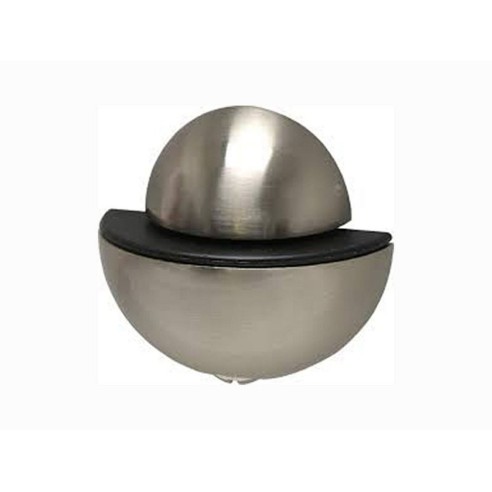 Duraline reggimensola per vetro Clip Ball Mini acciaio spazzolato 1pz