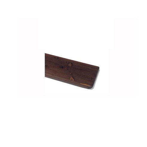 Mensola legno massello preforata Kimwood Kimono noce scuro