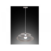 Lampadario sospensione Spirale 1xE27 in metallo verniciato sabbia