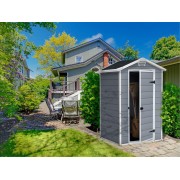 Keter casetta da giardino Manor 4x3 Grigio 128x94x196 cm