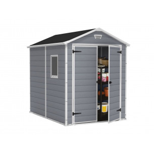 Keter casetta da giardino Manor 6x8 grigio 186x237xh227 cm 2