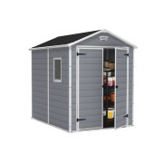 Keter casetta da giardino Manor 6x8 grigio