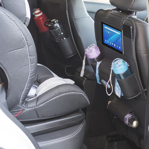 Protezione posteriore sedile auto piedi bambini porta tablet organizer